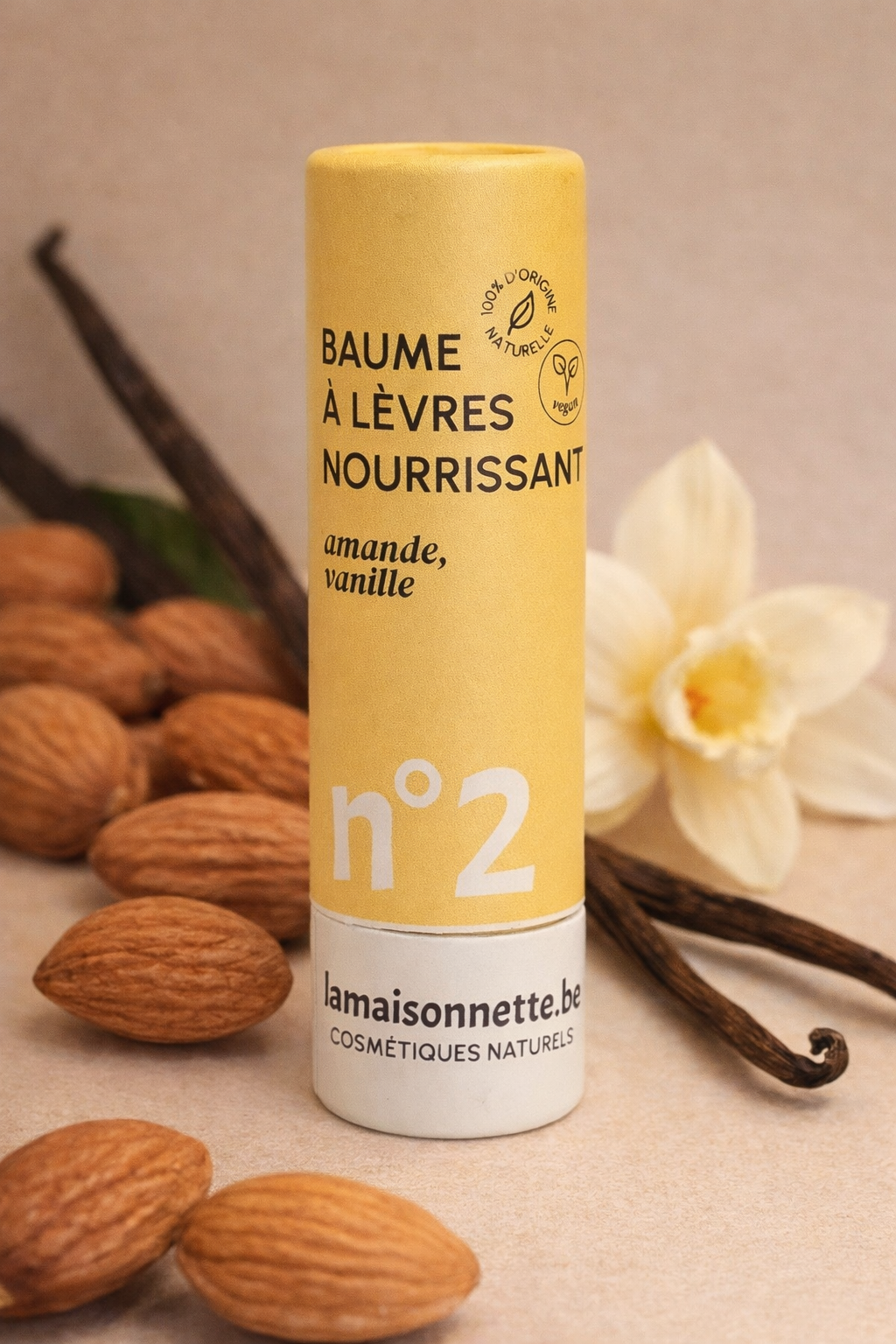 Baume à Lèvres Nourrissant - Amande & Vanille