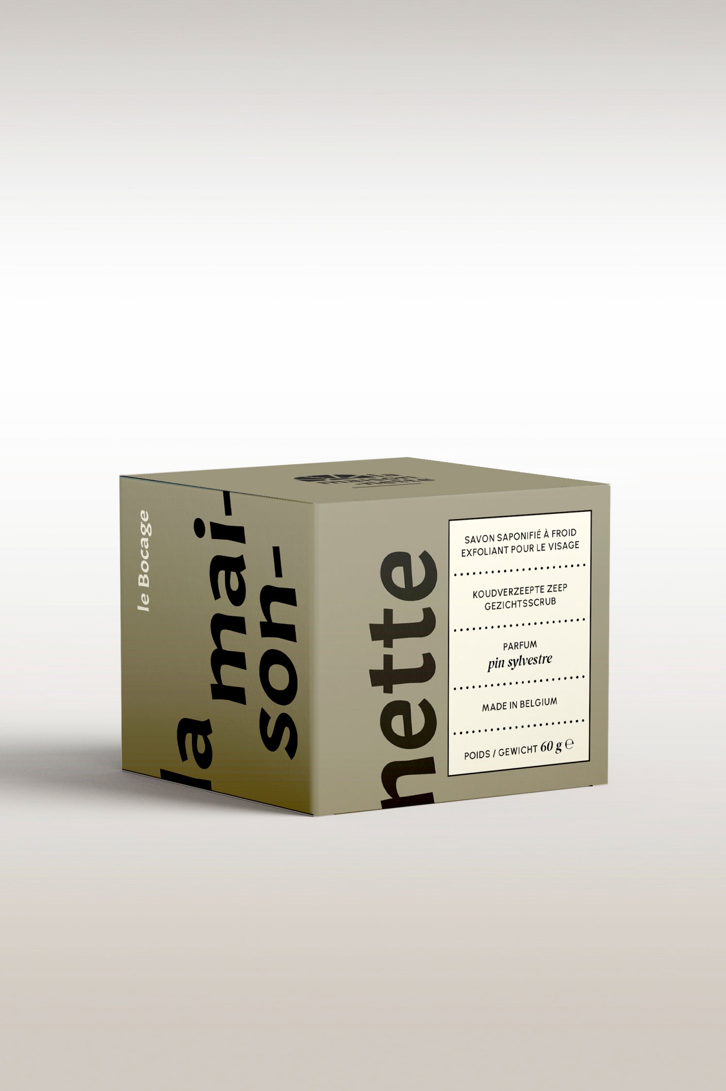 Savon gommant pour le visage bio - "Le Bocage"