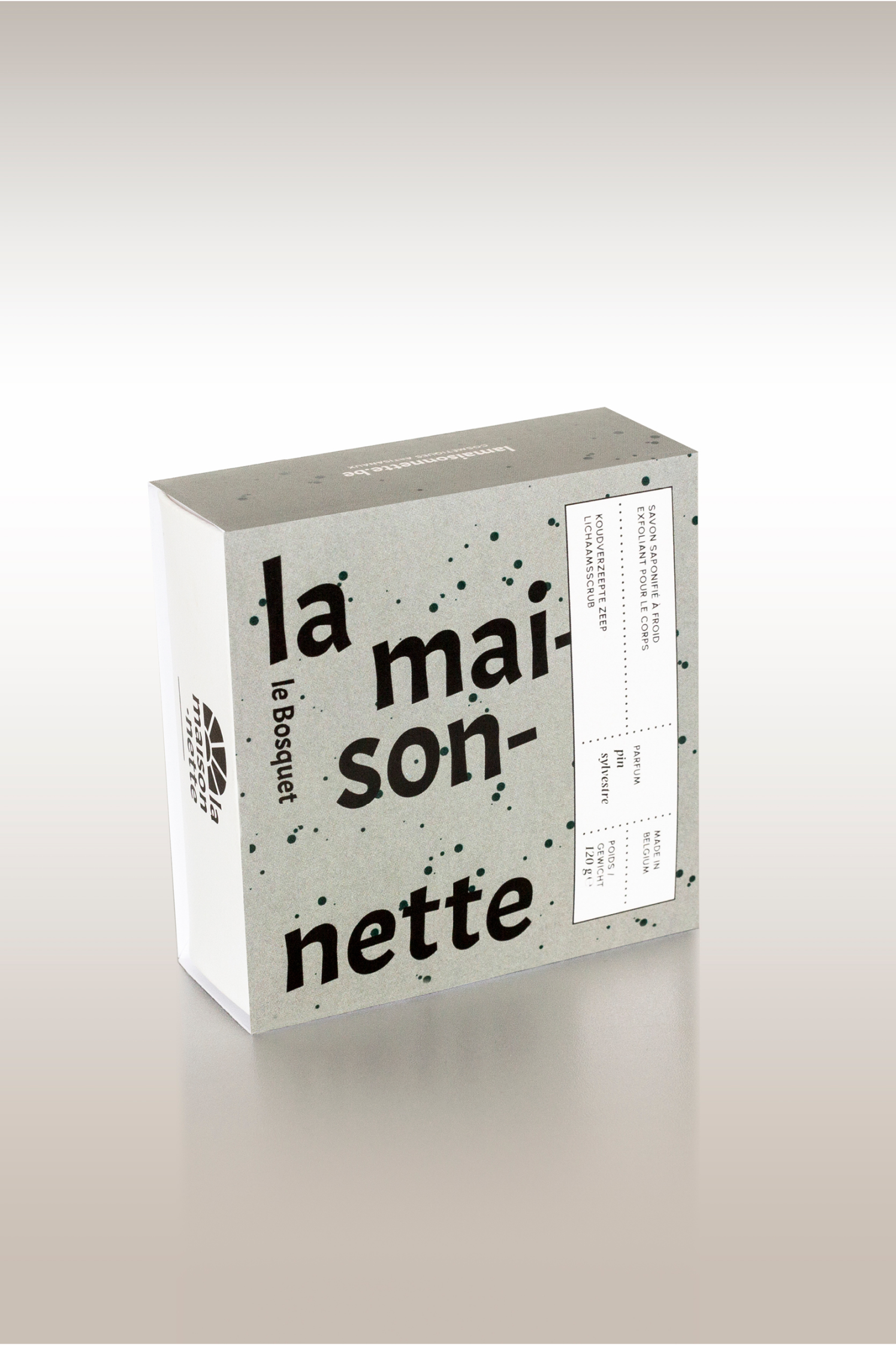 Savon gommant pour le corps bio - "Le Bosquet"