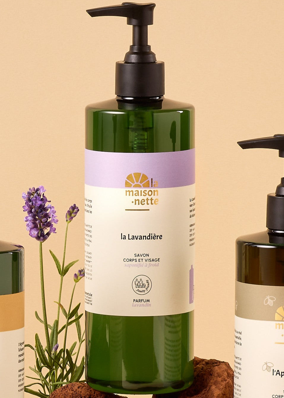 Savon Corps & Visage "La Lavandière"
