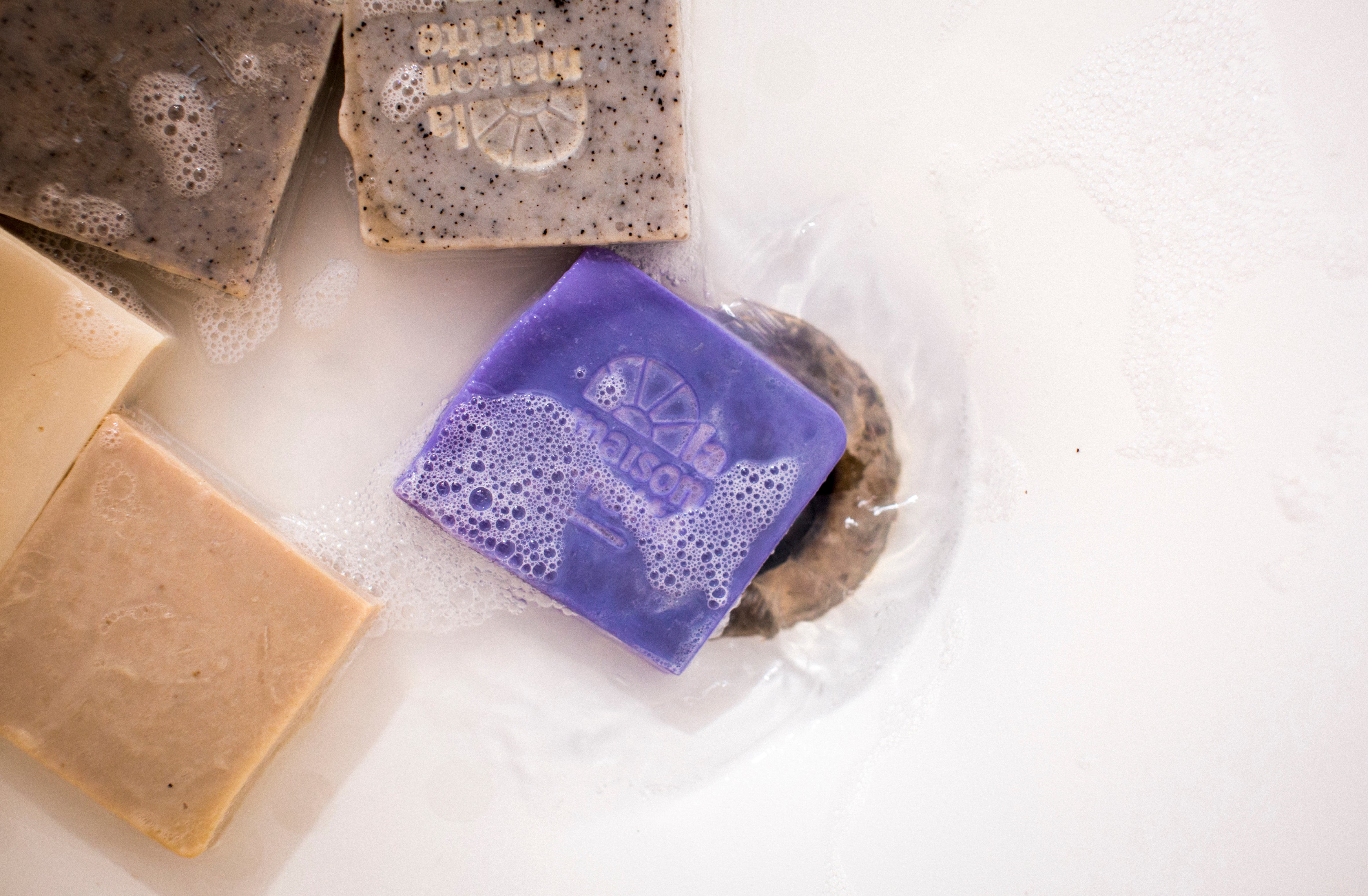 Savon corps et visage artisanal et bio - "La Lavanderaie"