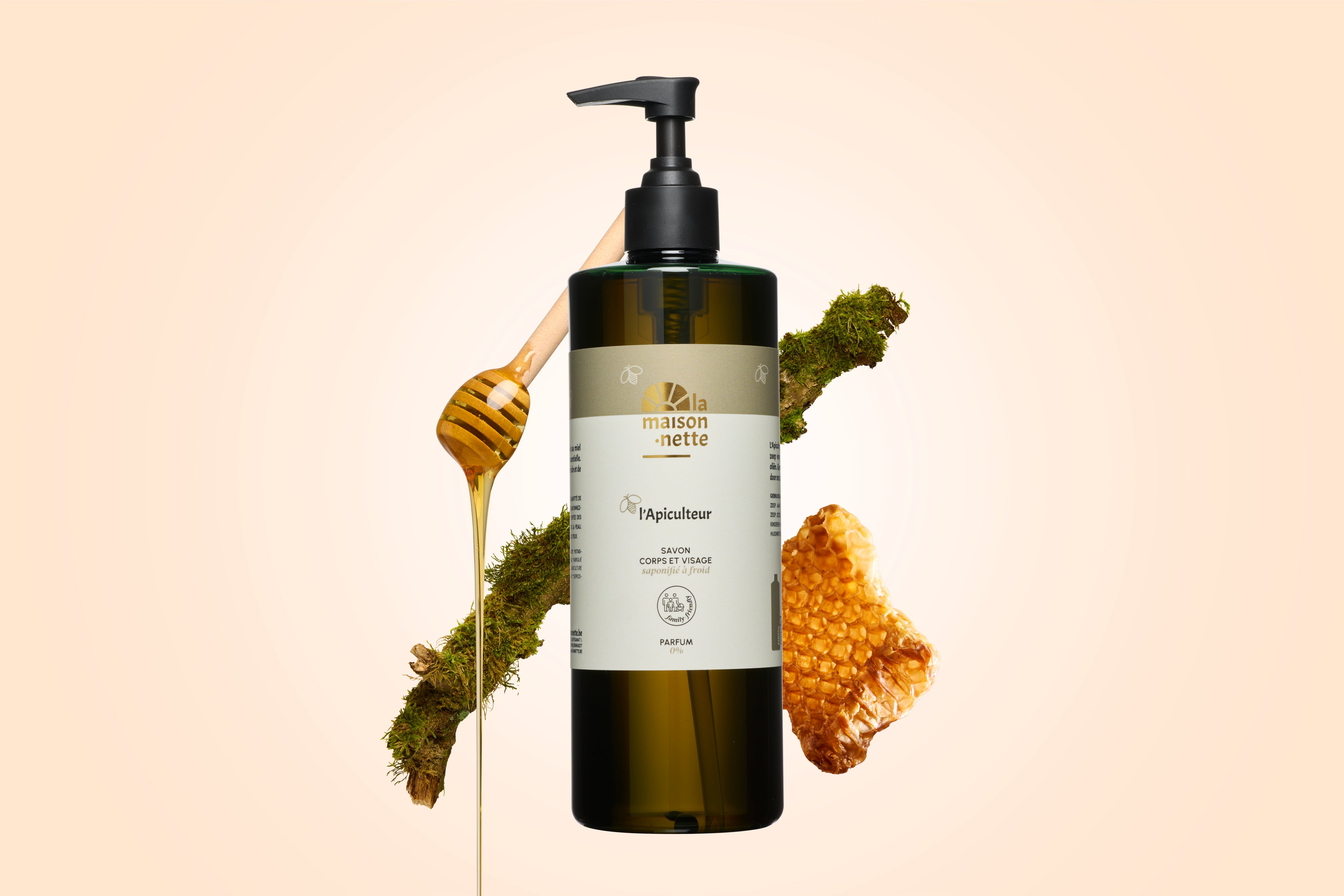Savon Corps & Visage au Miel "L'Apiculteur"