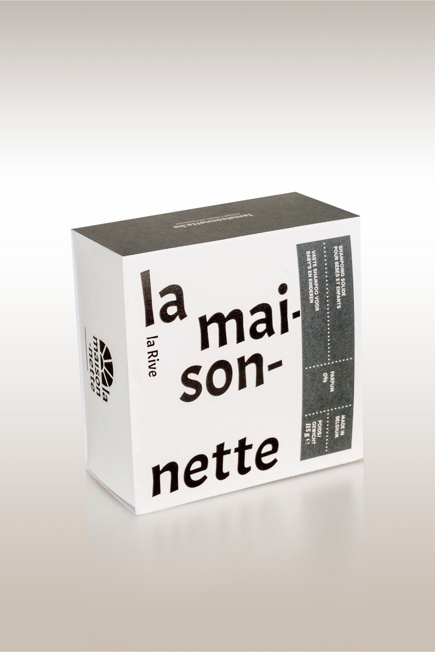 Shampoing solide bio sans parfum pour bébés et enfants - "La Rive"