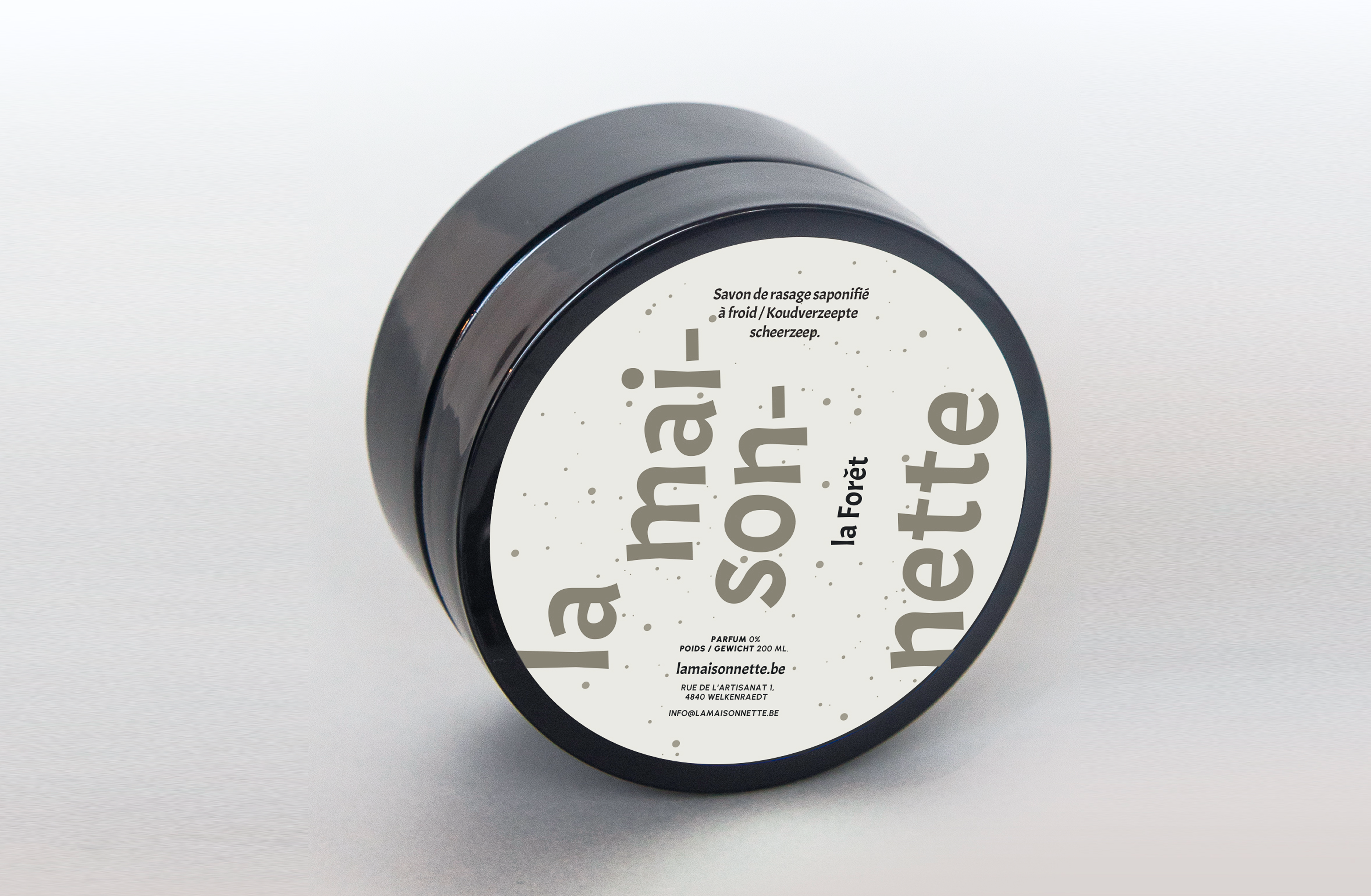 Savon de rasage hydratant sans parfum - "La Forêt"