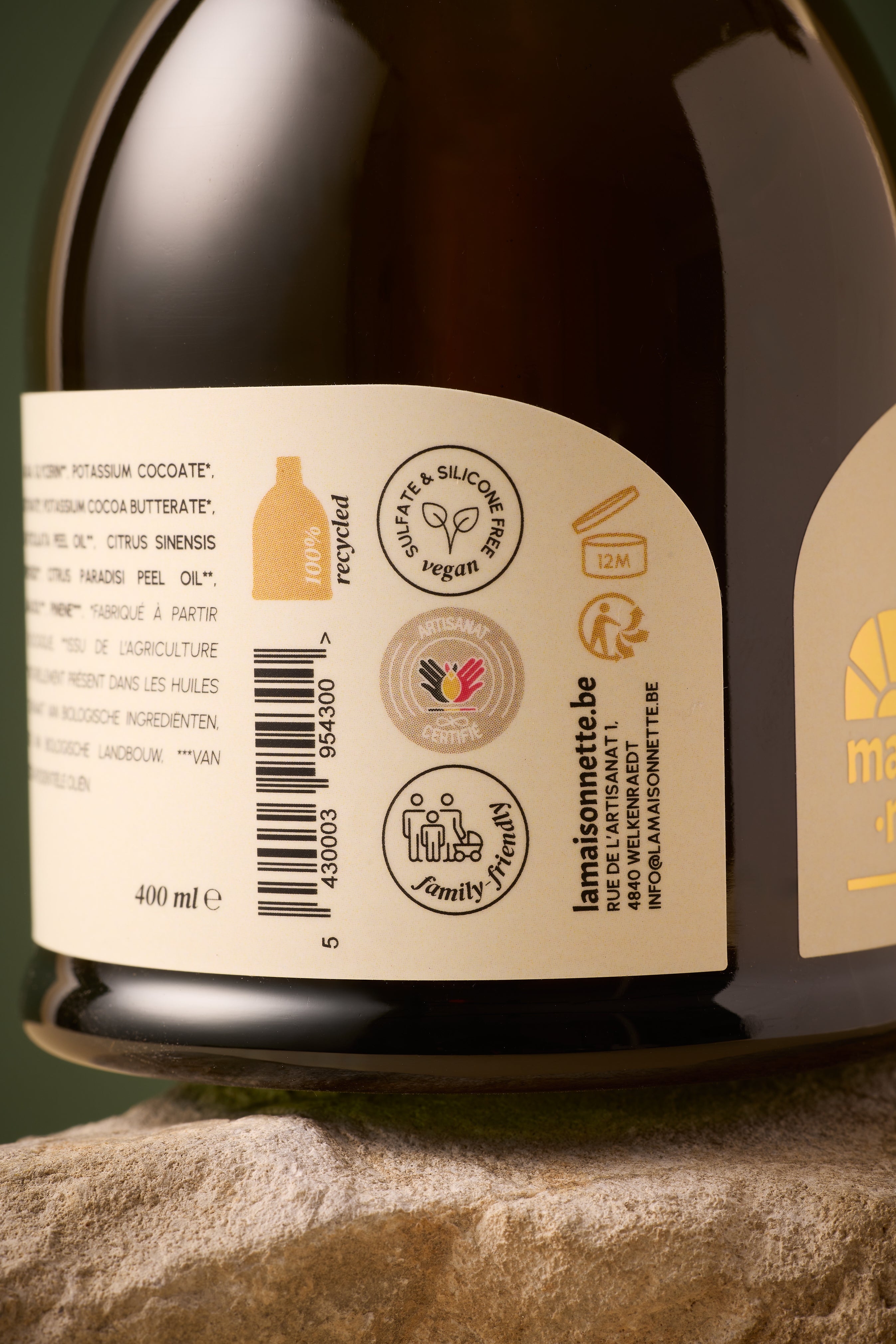 Savon Mains à l'Inuline "Le Zesteur"